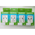 Standard Outlet 2 Socket & Dual USB Ports Tamper Resistant Receptacle USB Outlet